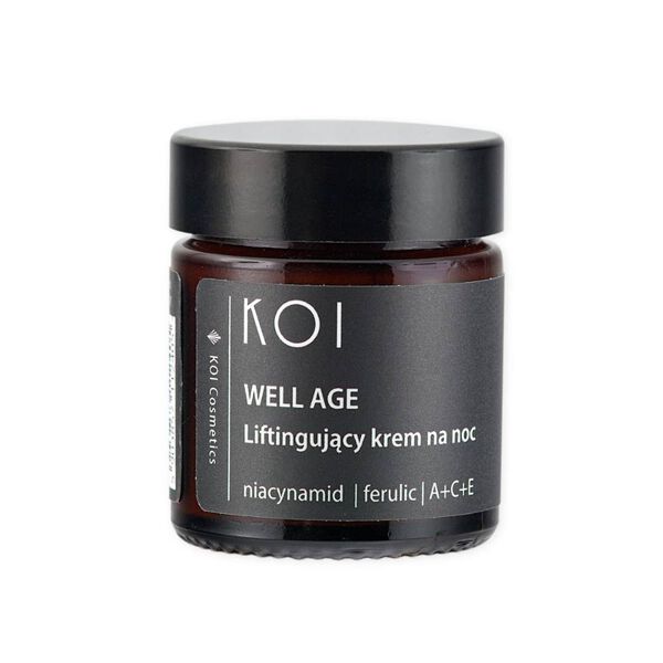 Ночной крем-лифтинг, 30 мл Koi Cosmetics Well age
Ночной крем-лифтинг, 30 мл Koi Cosmetics Well age