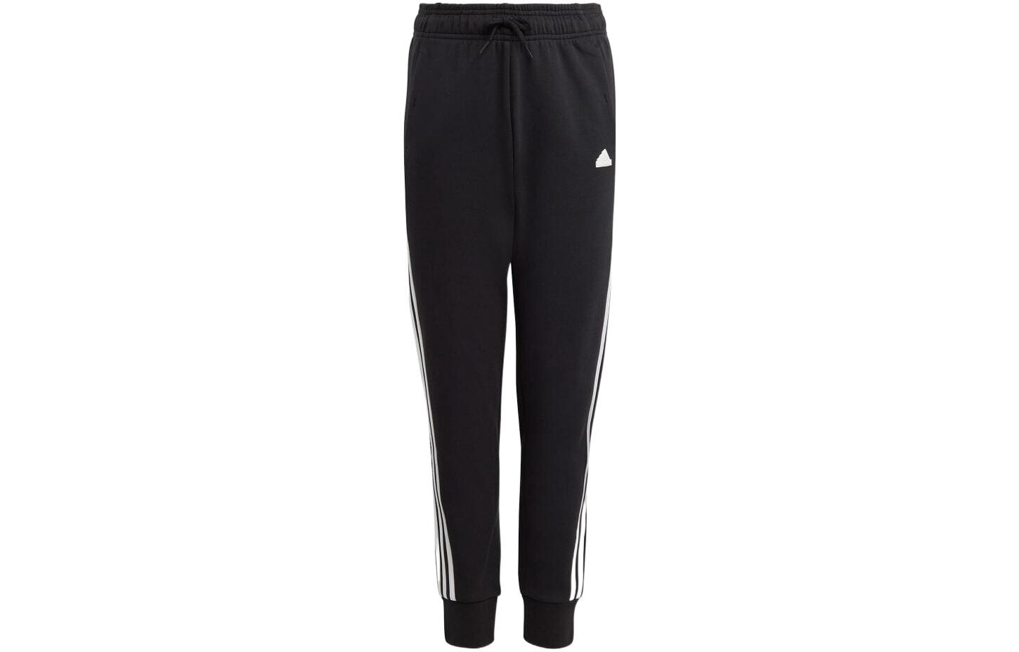 Детские трикотажные спортивные штаны Adidas, черный 
Детские трикотажные спортивные штаны Adidas, черный