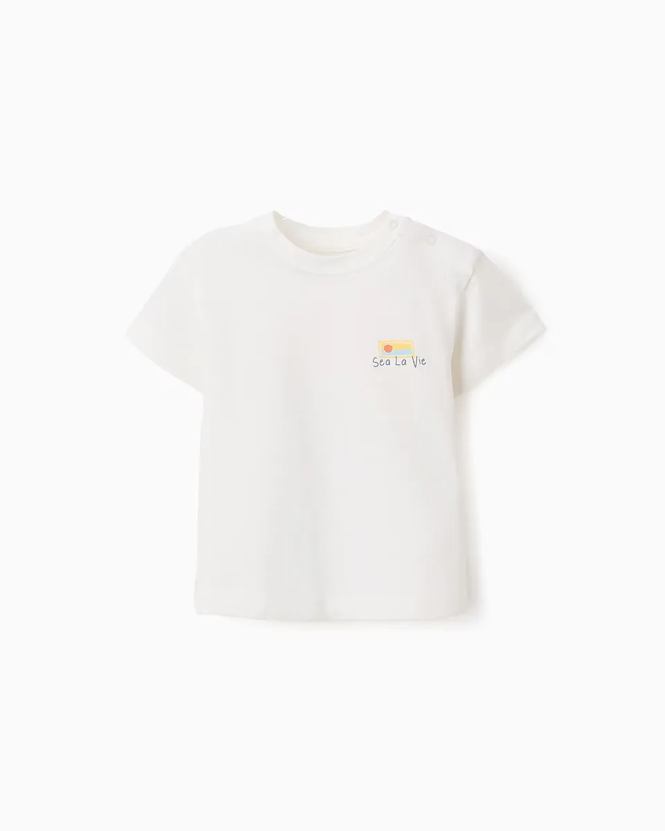 Baby boy футболка с коротким рукавом и узором на спине Zippy, белый
Baby boy футболка с коротким рукавом и узором на спине Zippy, белый