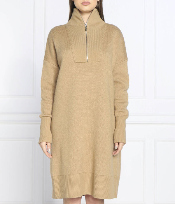 Платье Boss из тонкой шерсти, коричневый
Платье Boss из тонкой шерсти, коричневый