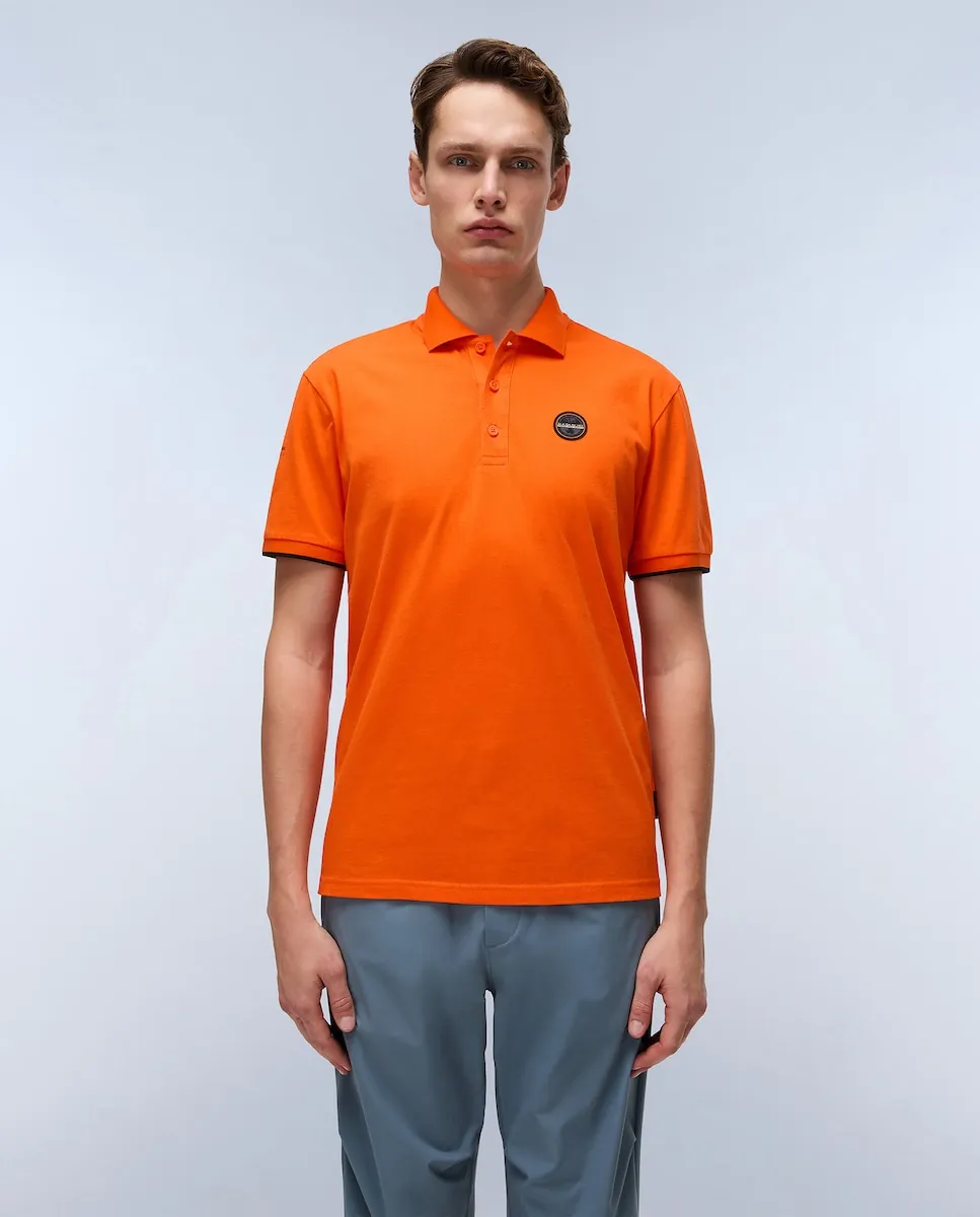 Мужская рубашка поло с короткими рукавами Badge Napapijri, оранжевый
Мужская рубашка поло с короткими рукавами Badge Napapijri, оранжевый