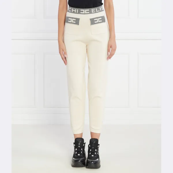 Трикотажные брюки стандартного кроя Elisabetta Franchi, бежевый
Трикотажные брюки стандартного кроя Elisabetta Franchi, бежевый