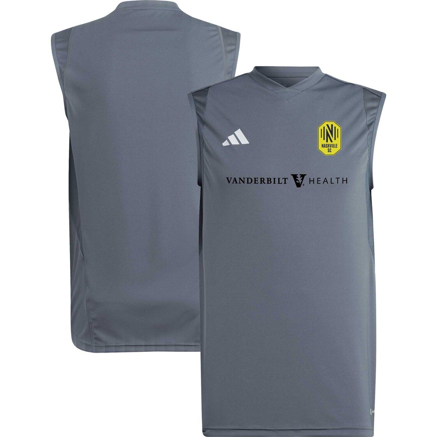 Мужская серая тренировочная майка без рукавов для тренировок Nashville SC 2023 adidas, Серый, Мужская серая тренировочная майка без рукавов для тренировок Nashville SC 2023 adidas
Мужская серая тренировочная майка без рукавов для тренировок Nashville SC 2023 adidas, Серый, Мужская серая тренировочная майка без рукавов для тренировок Nashville SC 2023 adidas