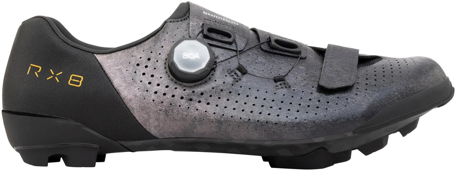 RX8 Гравийные велотуфли мужские Shimano, Black 
RX8 Гравийные велотуфли мужские Shimano, Black
