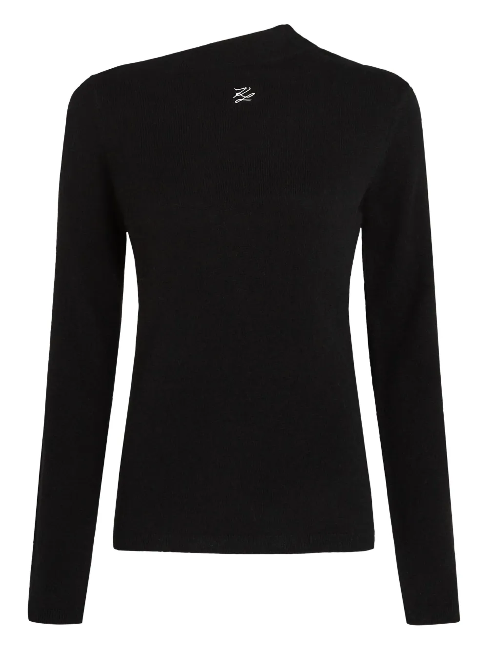 Кашемировый свитер асимметричного кроя KARL LAGERFELD, черный
Кашемировый свитер асимметричного кроя KARL LAGERFELD, черный