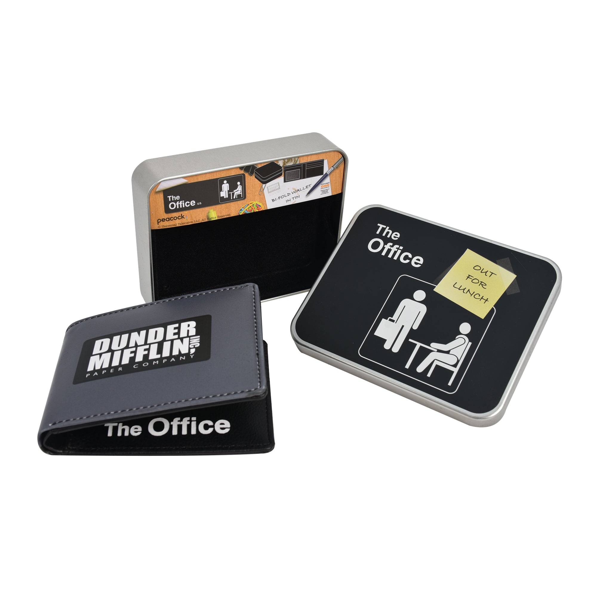 Бумажник Office Dunder Mifflin Inc. Paper Company в декоративном жестяном футляре, многоцветный Concept One, цвет multi
Бумажник Office Dunder Mifflin Inc. Paper Company в декоративном жестяном футляре, многоцветный Concept One, цвет multi