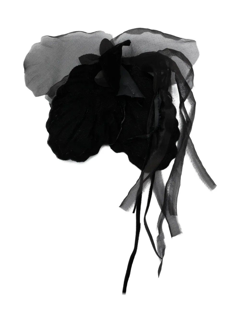 Брошь из прозрачного бархата Alberta Ferretti, черный
Брошь из прозрачного бархата Alberta Ferretti, черный