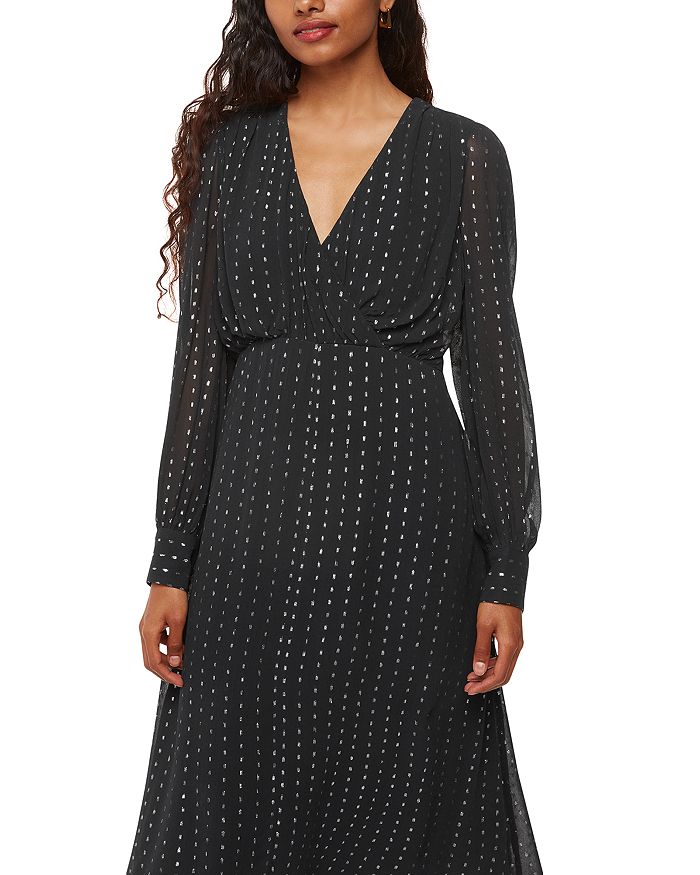 Платье миди в металлическую полоску Petites Whistles, мультиколор
Платье миди в металлическую полоску Petites Whistles, мультиколор