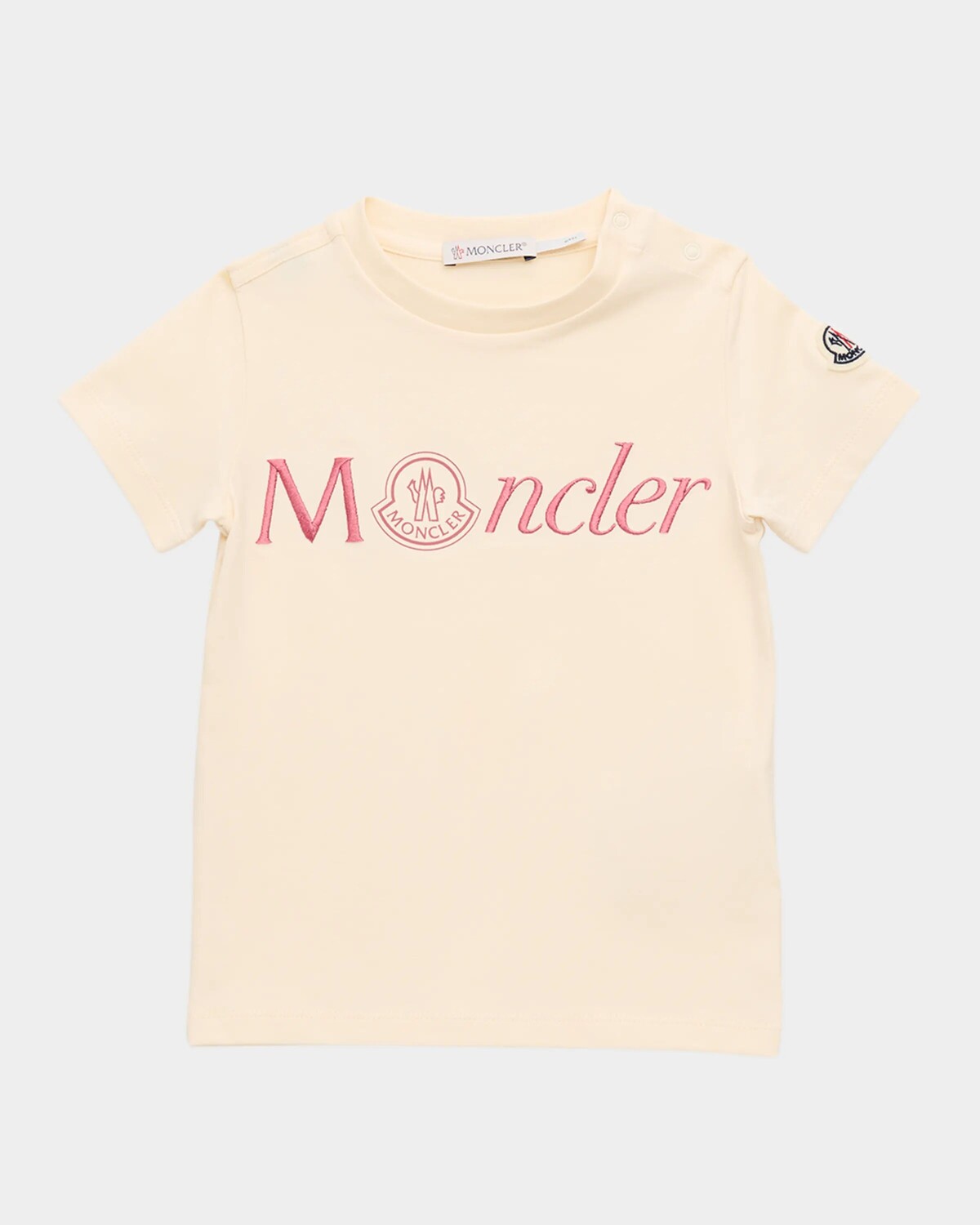 Футболка для девочек с вышитым логотипом, размер 3M-3 Moncler, белый
Футболка для девочек с вышитым логотипом, размер 3M-3 Moncler, белый