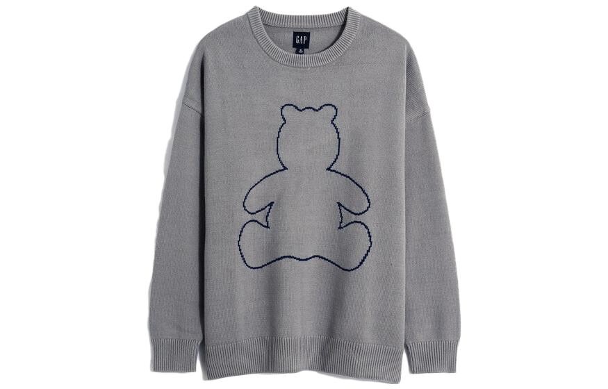 Свитер унисекс серый Gap, серый
Свитер унисекс серый Gap, серый