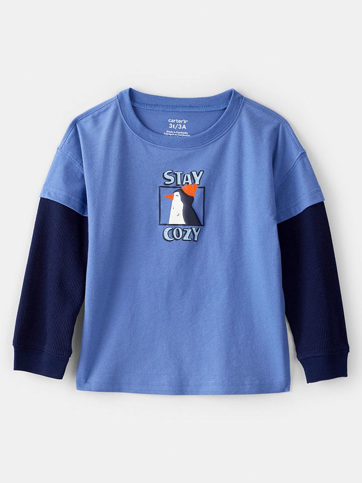 Carter's Футболка с длинными рукавами синего/темно-синего цвета
Carter's Футболка с длинными рукавами синего/темно-синего цвета