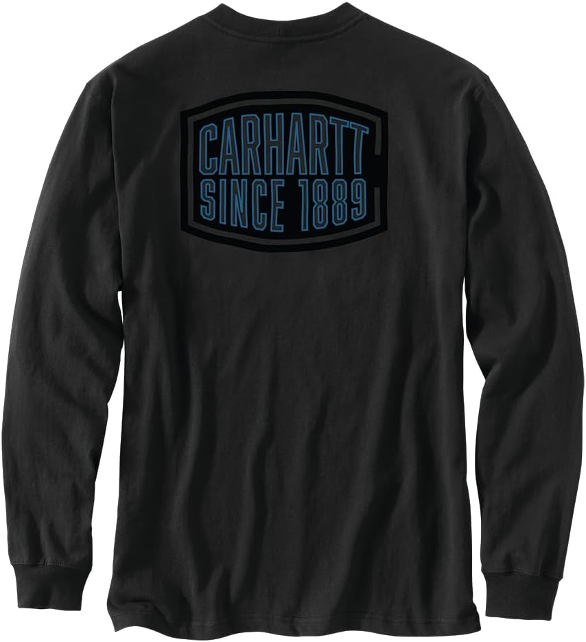 Мужская свободная футболка Carhartt с длинным рукавом и принтом 1889 года из плотной ткани, Black, Черный, Мужская свободная футболка Carhartt с длинным рукавом и принтом 1889 года из плотной ткани, Black
Мужская свободная футболка Carhartt с длинным рукавом и принтом 1889 года из плотной ткани, Black, Черный, Мужская свободная футболка Carhartt с длинным рукавом и принтом 1889 года из плотной ткани, Black