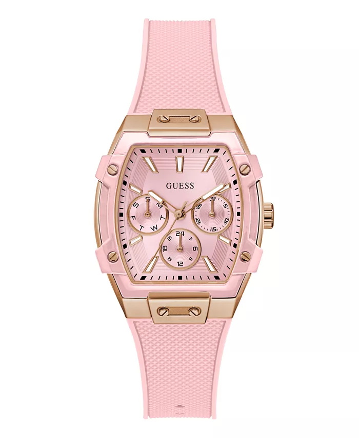 Женские часы розовое золото с многофункциональным циферблатом, 35mm Guess
Женские часы розовое золото с многофункциональным циферблатом, 35mm Guess
