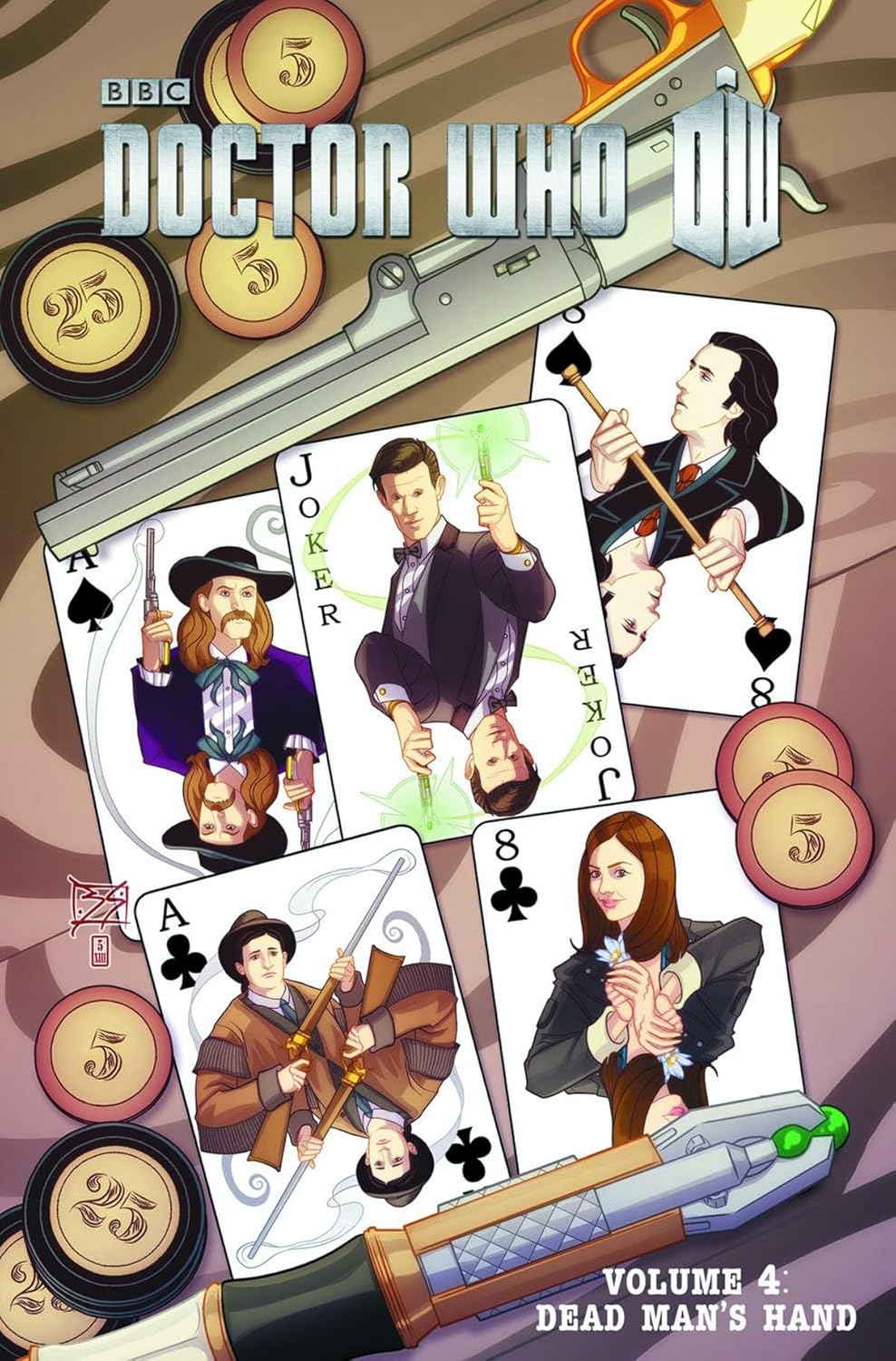 Doctor Who Series 3 Volume 4: Dead Man's Hand (Doctor Who III) (IDW Publishing)
Doctor Who Series 3 Volume 4: Dead Man's Hand (Doctor Who III) (IDW Publishing)