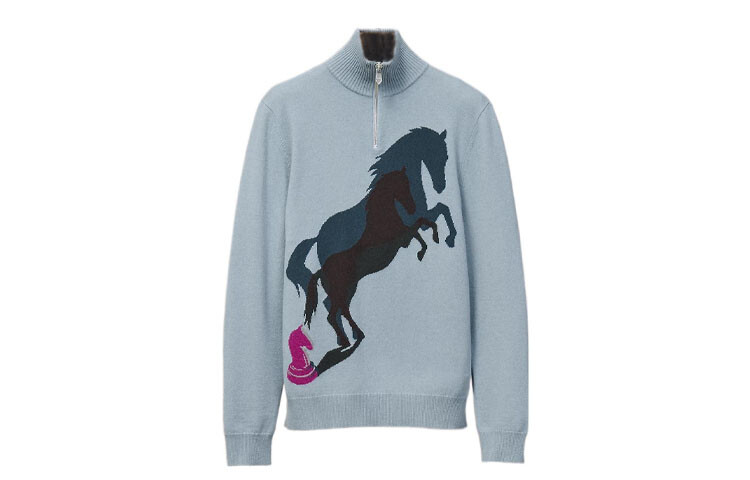 Кашемировый свитер мужской туманный цвет Hermes, цвет Foggy color
Кашемировый свитер мужской туманный цвет Hermes, цвет Foggy color