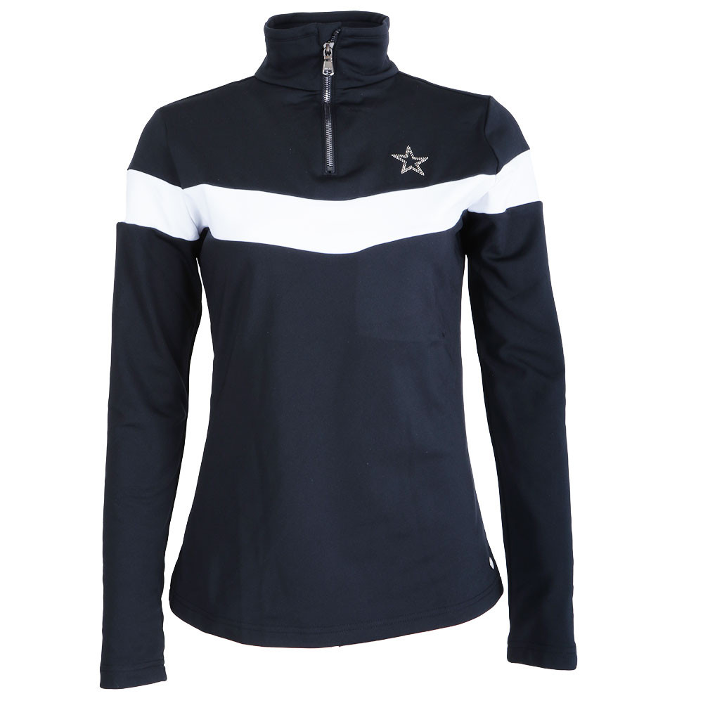 Куртка-поло MDC Swarovski Star с застежкой-молнией на четверть длины (женская), Black
Куртка-поло MDC Swarovski Star с застежкой-молнией на четверть длины (женская), Black