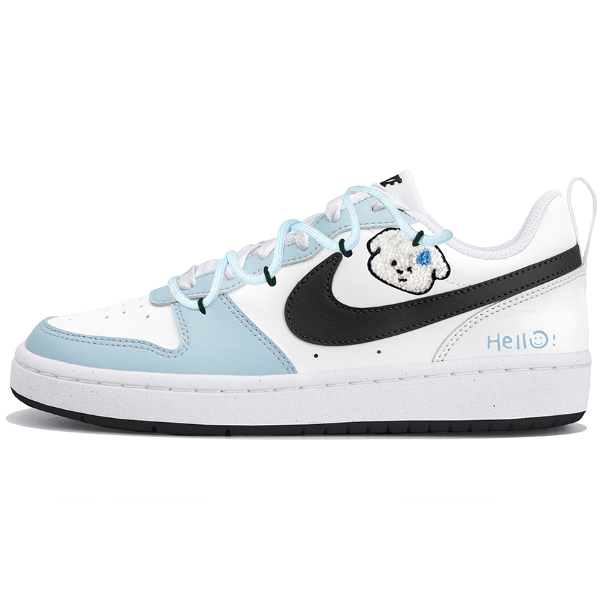 Nike Кроссовки для скейтбординга Court Borough White Blue Puppy Low top для детей бело-голубые
Nike Кроссовки для скейтбординга Court Borough White Blue Puppy Low top для детей бело-голубые