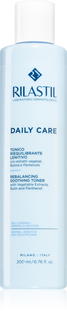 Ежедневный очищающий и успокаивающий тоник Rilastil, 200 мл
Ежедневный очищающий и успокаивающий тоник Rilastil, 200 мл