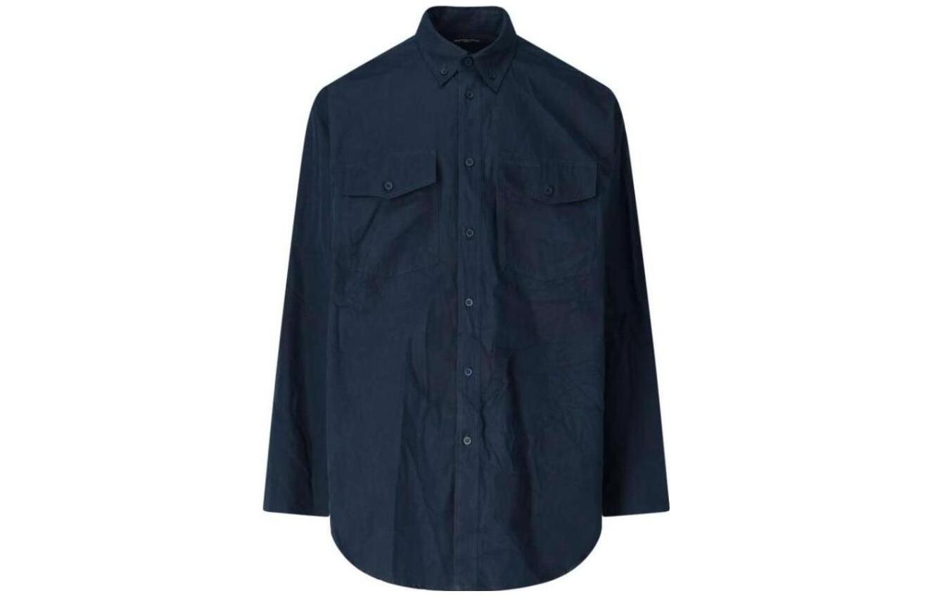 Рубашка мужская черная Balenciaga, черный
Рубашка мужская черная Balenciaga, черный