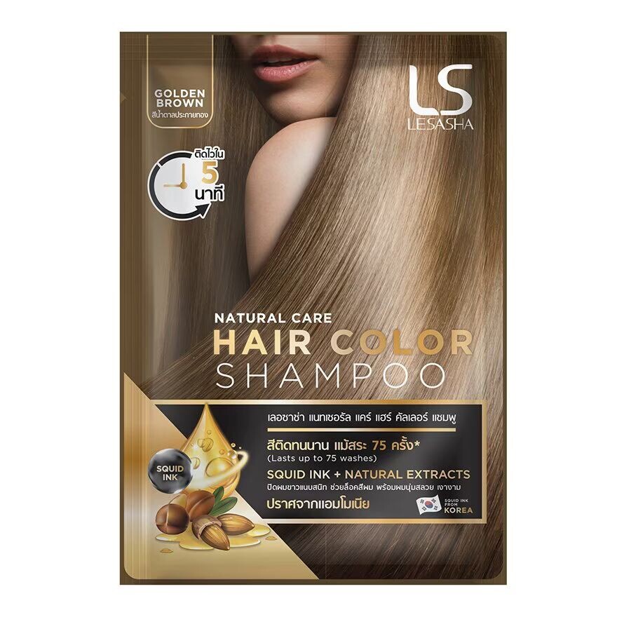 Le Sasha Lesasha Natural Care Шампунь-краска для волос Золотисто-коричневый 30 мл, Golden Brown
Le Sasha Lesasha Natural Care Шампунь-краска для волос Золотисто-коричневый 30 мл, Golden Brown