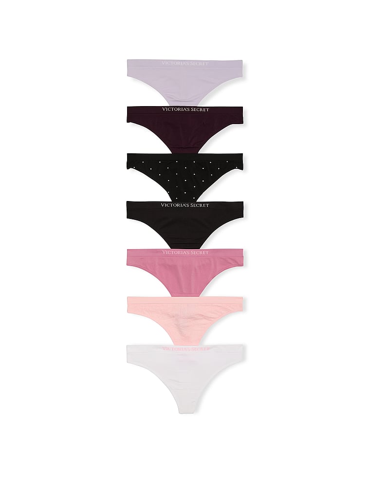 7 бесшовных трусиков-стрингов Victoria'S Secret, assorted
7 бесшовных трусиков-стрингов Victoria'S Secret, assorted