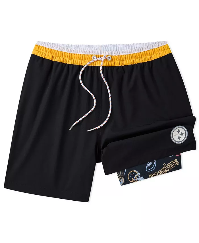 Мужские классические плавки Pittsburgh Steelers с подкладкой, 5.5", черные Chubbies
Мужские классические плавки Pittsburgh Steelers с подкладкой, 5.5", черные Chubbies
