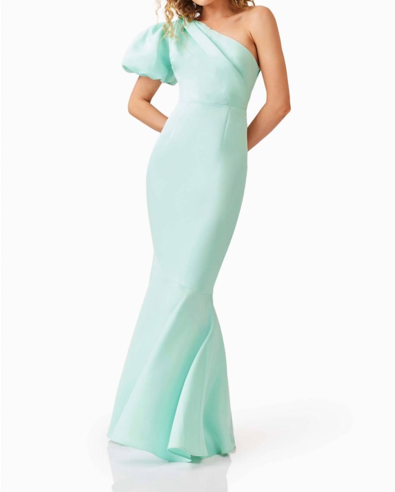 Платье Blake с одним плечом в цвете бичгласс ELLIATT, Beachglass
Платье Blake с одним плечом в цвете бичгласс ELLIATT, Beachglass