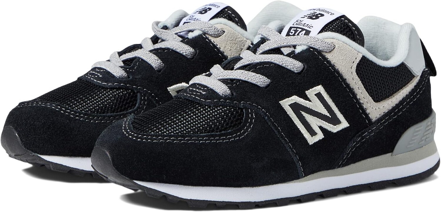 Кроссовки 574 Bungee Lace New Balance, цвет Black/White 
Кроссовки 574 Bungee Lace New Balance, цвет Black/White