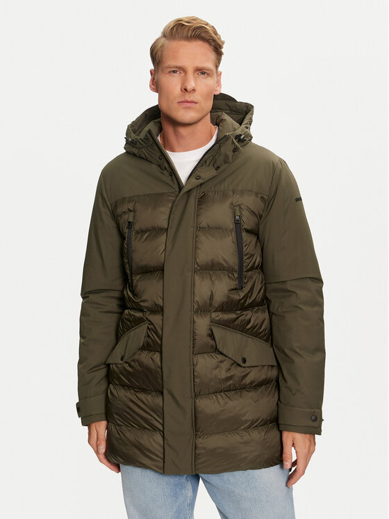 Пуховик стандартного кроя Geox, хаки
Пуховик стандартного кроя Geox, хаки