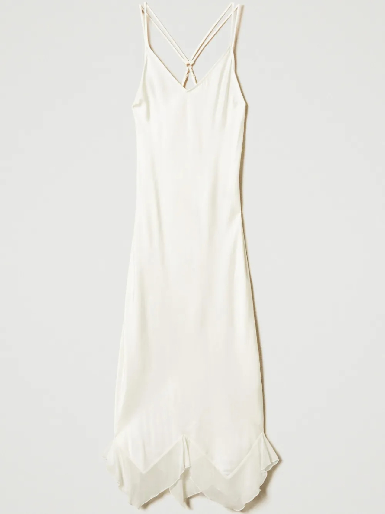 TWINSET атласное платье-комбинация макси, нейтральный
TWINSET атласное платье-комбинация макси, нейтральный