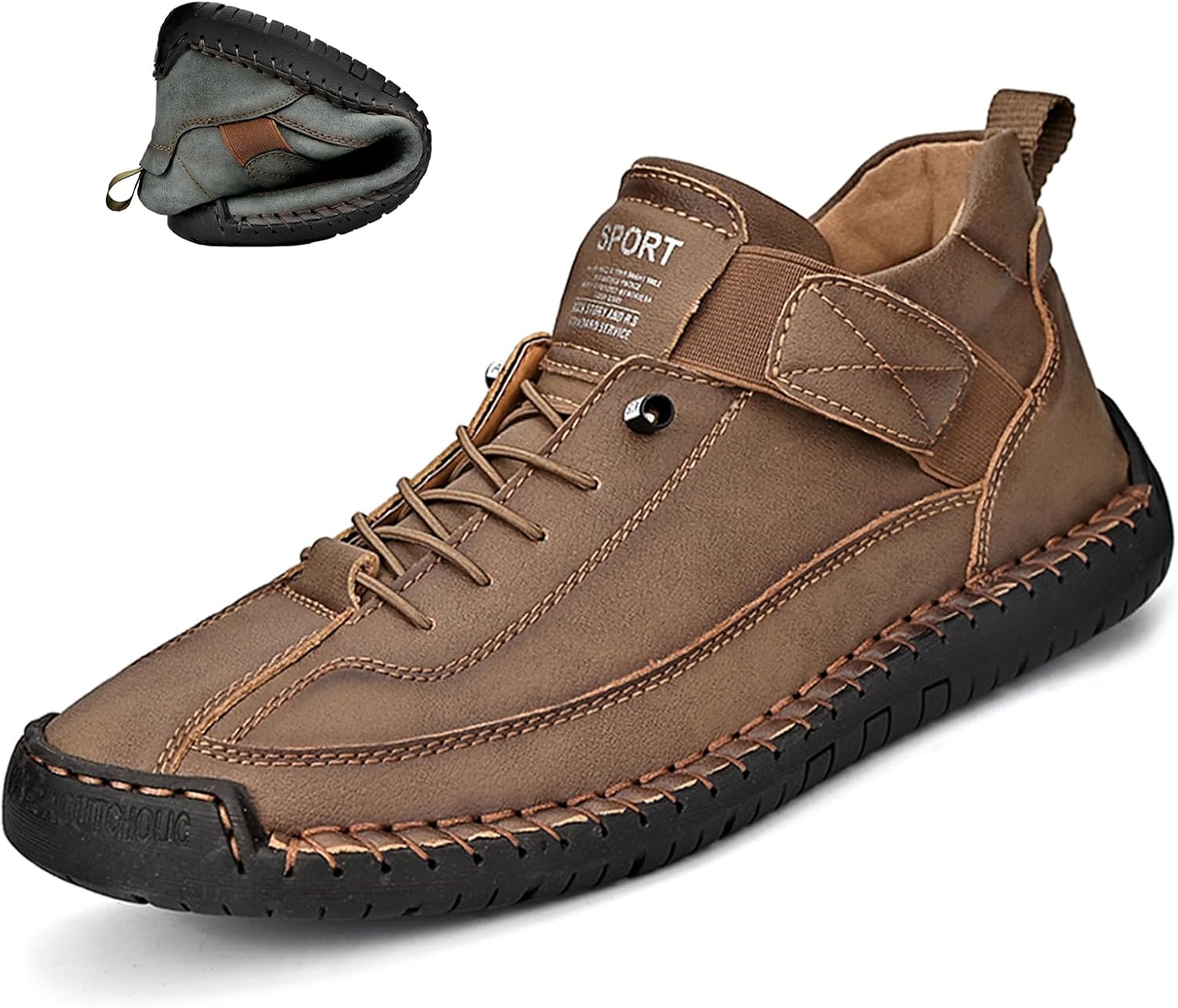 Мужские кожаные ботинки Optigard Chukka на щиколотку, ручная работа, Beck Shoes, высокие повседневные, водонепроницаемые, из натуральной кожи, без шнурков, легкие, противоскользящие, для активного отдыха, походов, кемпинга и вождения, хаки
Мужские кожаные ботинки Optigard Chukka на щиколотку, ручная работа, Beck Shoes, высокие повседневные, водонепроницаемые, из натуральной кожи, без шнурков, легкие, противоскользящие, для активного отдыха, походов, кемпинга и вождения, хаки