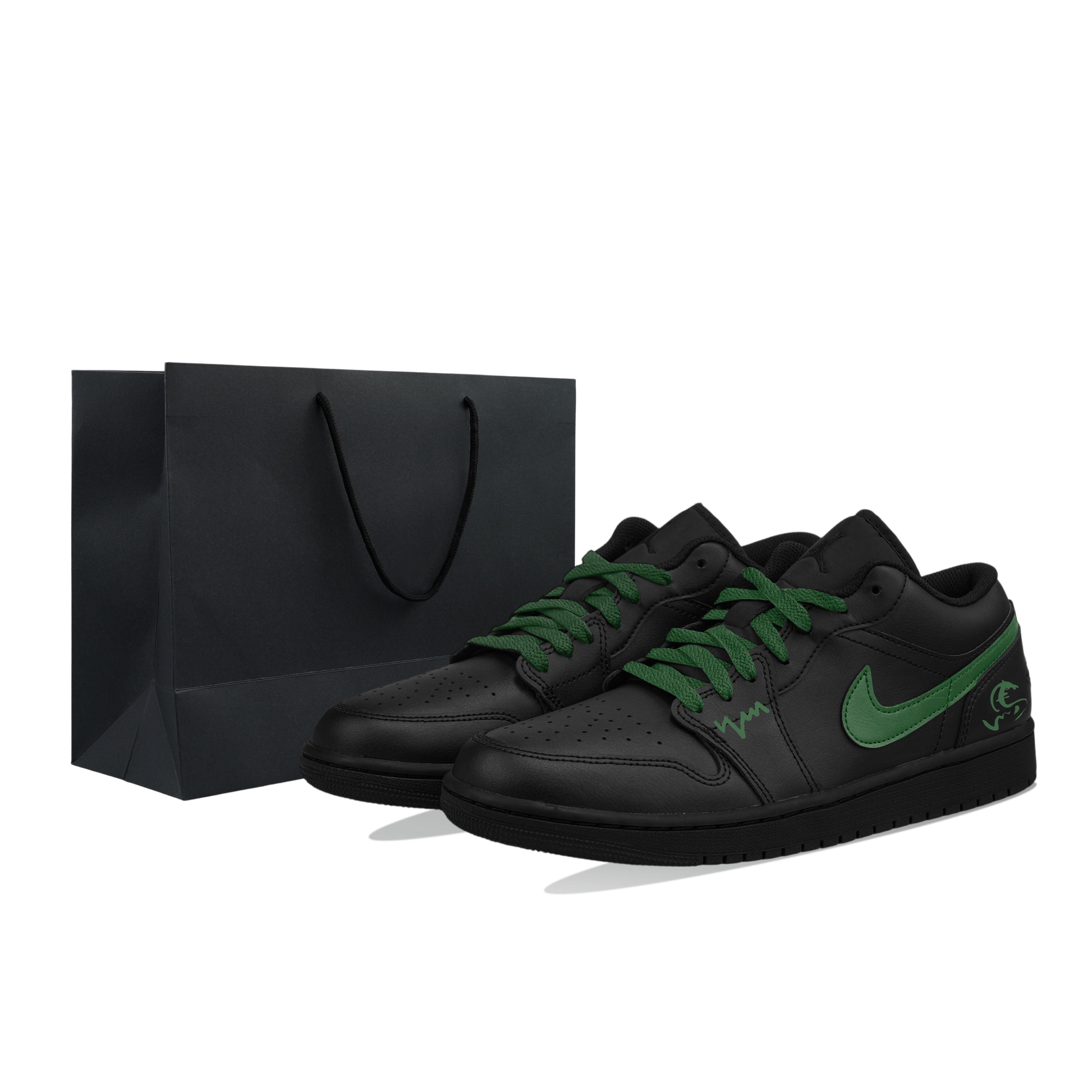 Кроссовки Air 1 Cow Leather, Leather Cushioning Slip Resistant Abrasion Resistant Low top Vintage Jordan, зеленый черный
Кроссовки Air 1 Cow Leather, Leather Cushioning Slip Resistant Abrasion Resistant Low top Vintage Jordan, зеленый черный