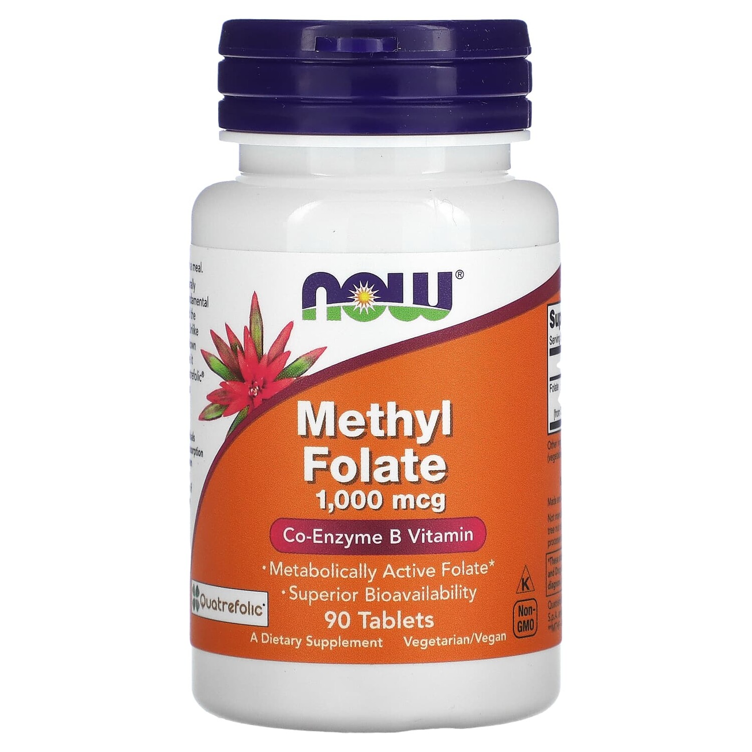 Now Foods Methyl Folate 1,000 mcg 90 Tablets
Now Foods Methyl Folate 1,000 mcg 90 Tablets