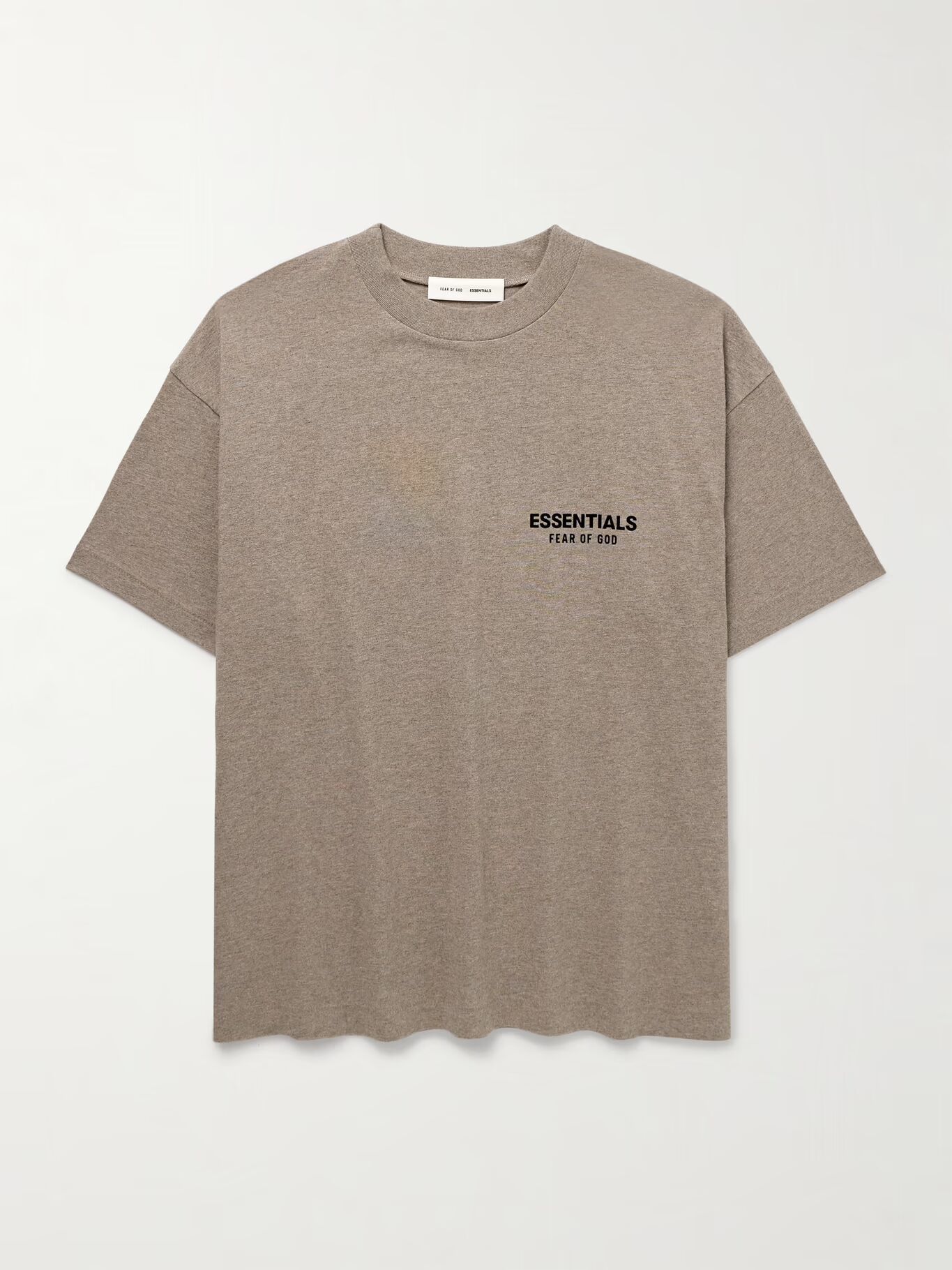 Футболка из хлопкового джерси с логотипом FEAR OF GOD ESSENTIALS, серо-коричневый
Футболка из хлопкового джерси с логотипом FEAR OF GOD ESSENTIALS, серо-коричневый