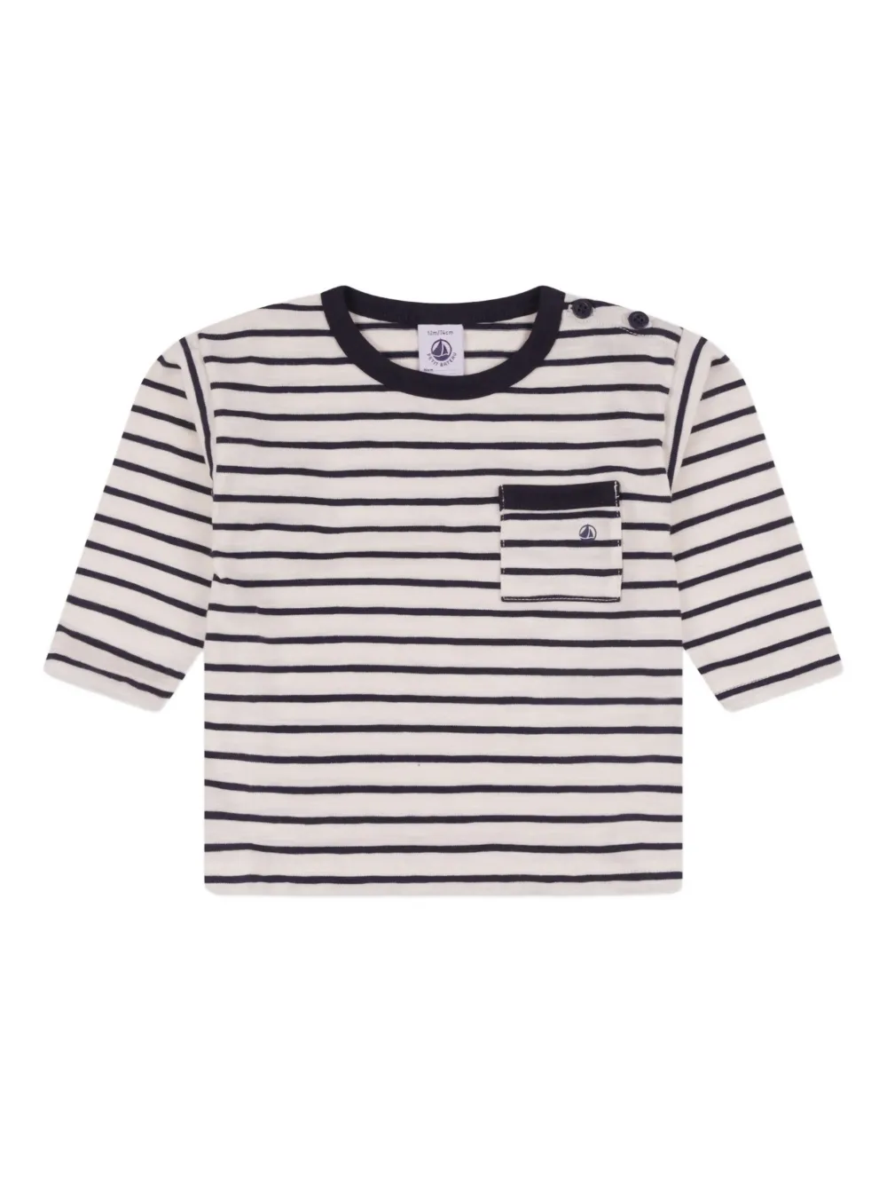 Футболка с полосатым карманом Petit Bateau, нейтральный
Футболка с полосатым карманом Petit Bateau, нейтральный
