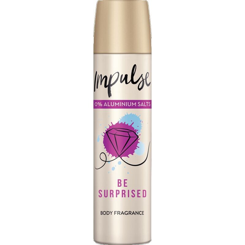 Дезодорант-спрей Be Surprise Impulse, 75 ml
Дезодорант-спрей Be Surprise Impulse, 75 ml