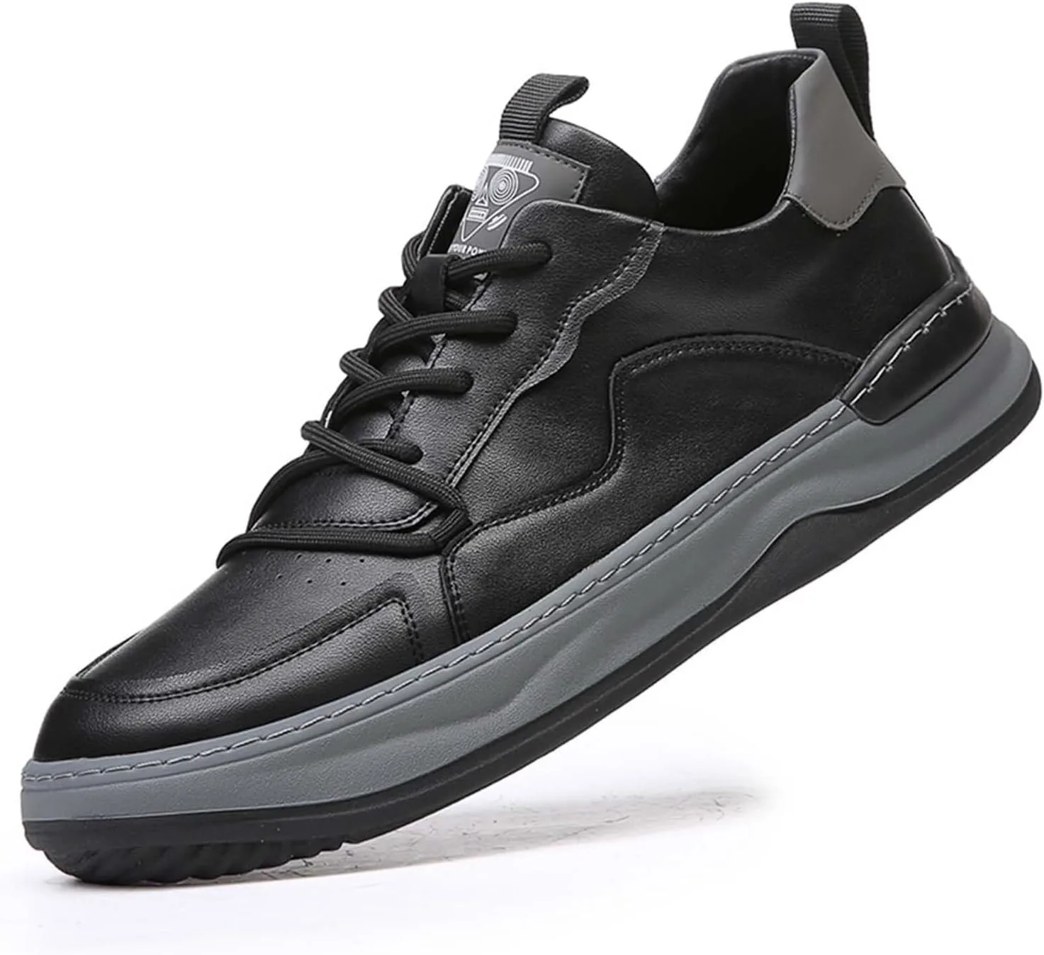 Мужские кожаные туфли, модные повседневные, шнуровка, легкие кроссовки, противоскользящие прогулочные ботинки DMGYCK, черный
Мужские кожаные туфли, модные повседневные, шнуровка, легкие кроссовки, противоскользящие прогулочные ботинки DMGYCK, черный