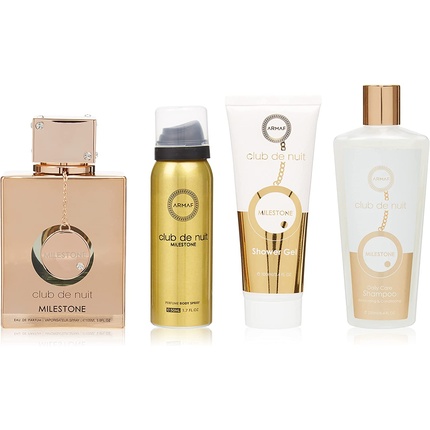 Подарочный набор Club De Nuit Milestone из четырех предметов Armaf
Подарочный набор Club De Nuit Milestone из четырех предметов Armaf