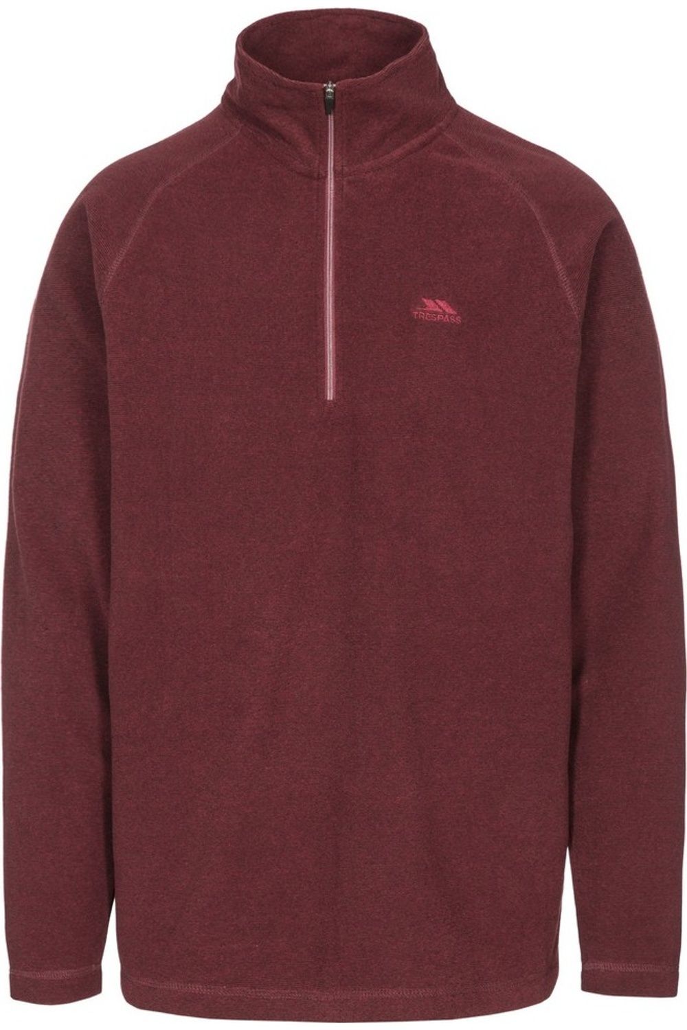Толстовка Trespass Keynote Anti Pilling на полумолнии, бордовый 
Толстовка Trespass Keynote Anti Pilling на полумолнии, бордовый