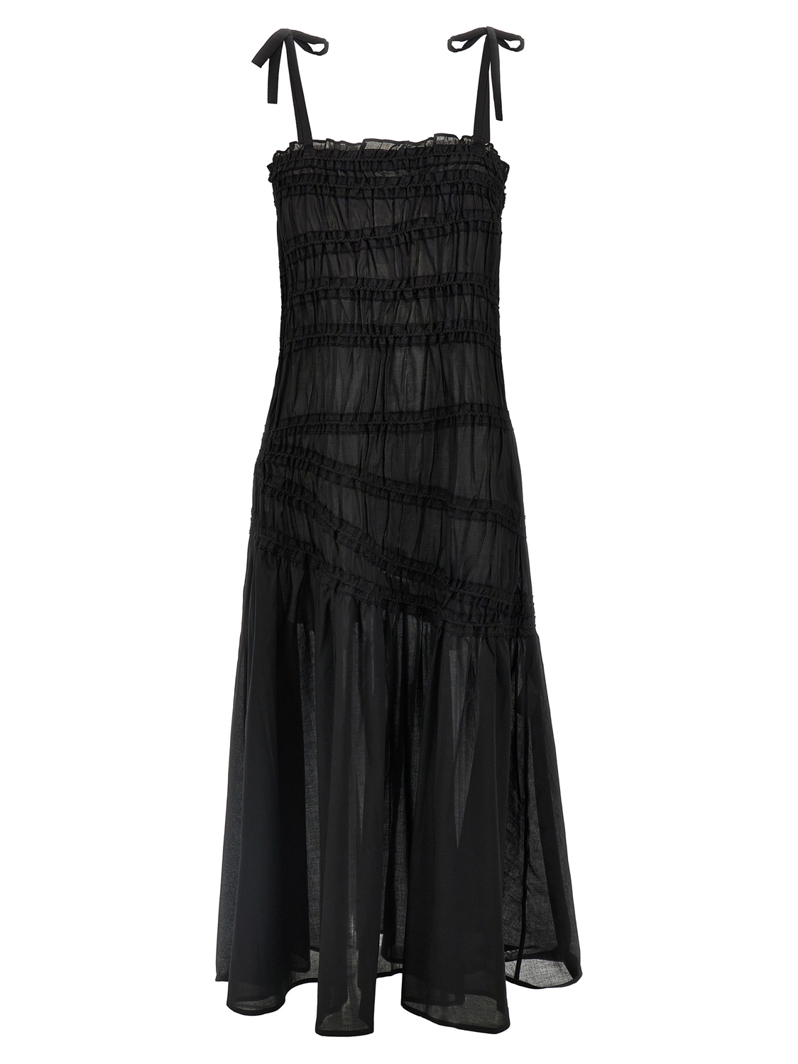 Платье с завязками на плечах Tory Burch, черный
Платье с завязками на плечах Tory Burch, черный