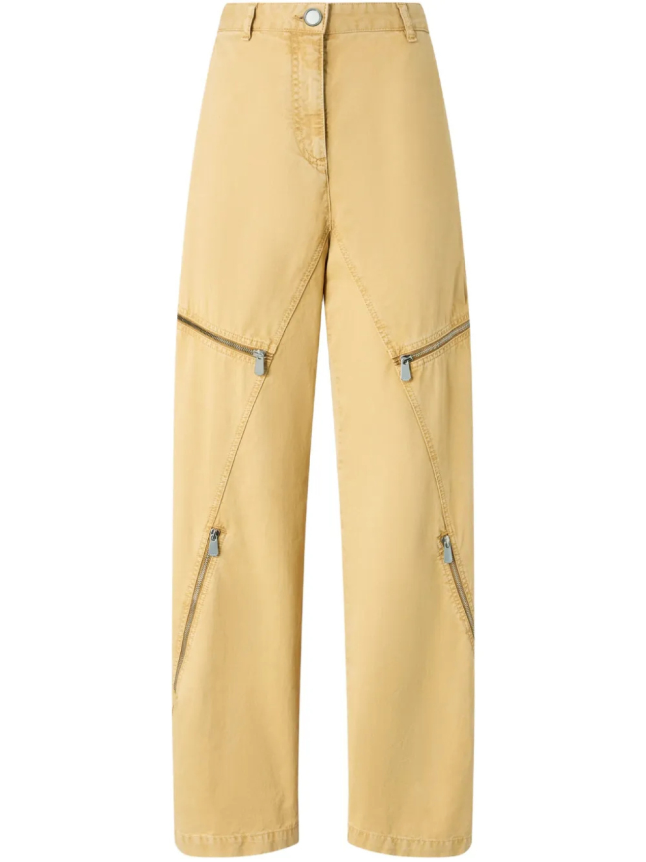Широкие хлопковые брюки PINKO, желтый
Широкие хлопковые брюки PINKO, желтый