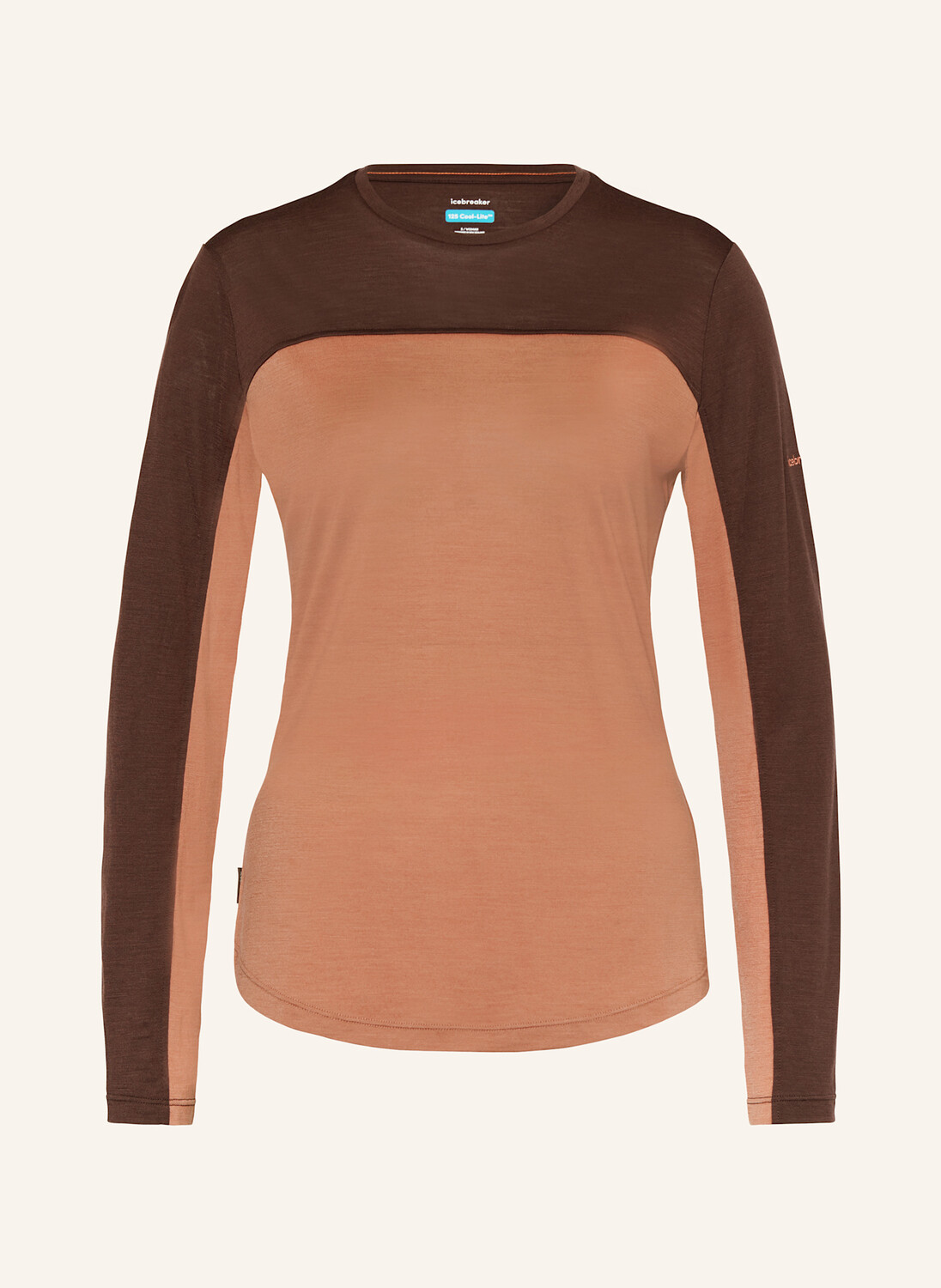 Лонгслив merino cool-lite sphere iii из шерсти мериноса icebreaker, цвет DUNKELBRAUN/HELLROT
Лонгслив merino cool-lite sphere iii из шерсти мериноса icebreaker, цвет DUNKELBRAUN/HELLROT