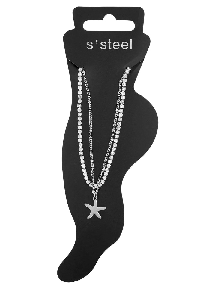 Adeliás Женский браслет из нержавеющей стали со стразами, 24+5 см, серебристый
Adeliás Женский браслет из нержавеющей стали со стразами, 24+5 см, серебристый