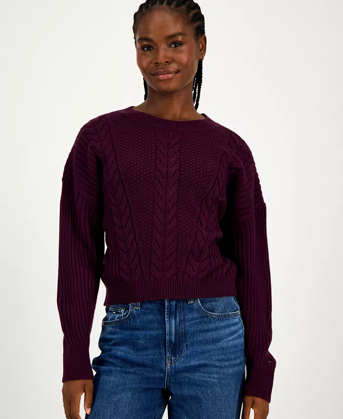 Женский свитер с кабельным узором для путешествий Tommy Hilfiger, фиолетовый
Женский свитер с кабельным узором для путешествий Tommy Hilfiger, фиолетовый