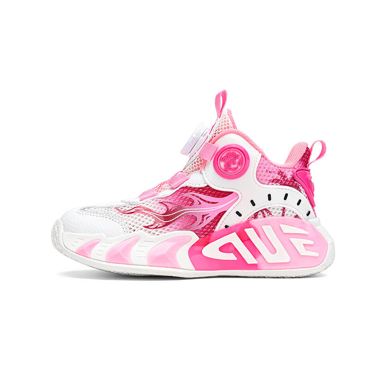 Детские баскетбольные кроссовки унисекс Wooden houses, белый/розовый
Детские баскетбольные кроссовки унисекс Wooden houses, белый/розовый