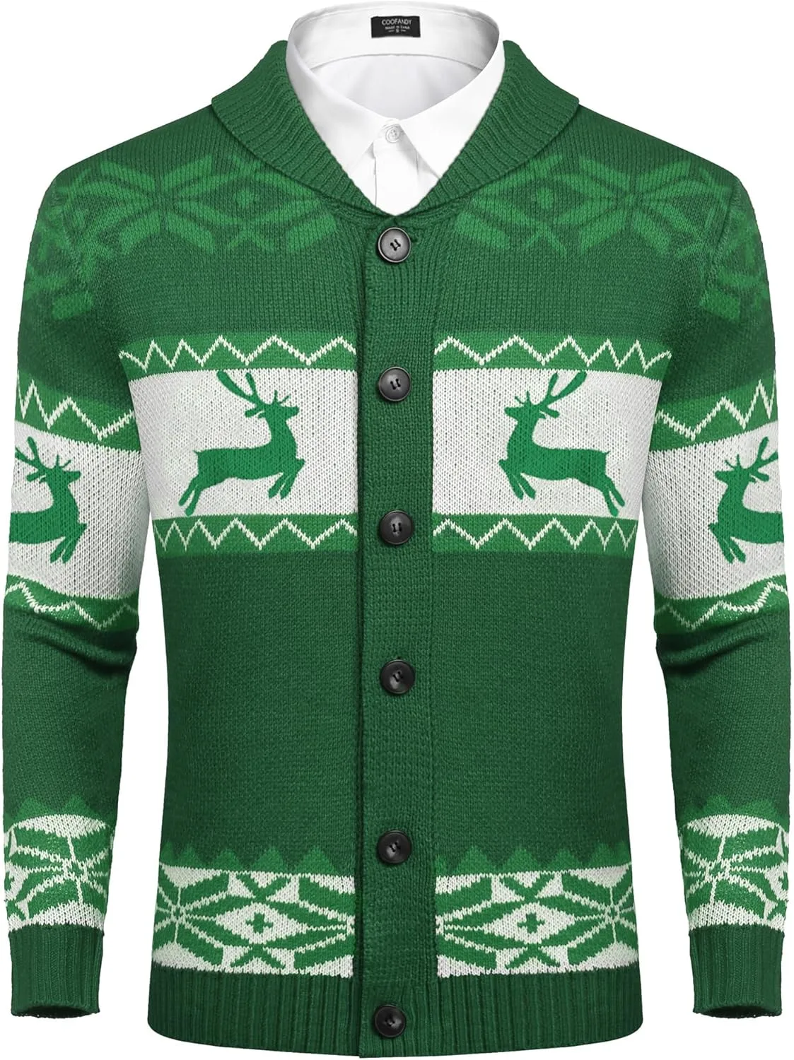 COOFANDY мужской кардиган с шейным платком и рождественским принтом
COOFANDY мужской кардиган с шейным платком и рождественским принтом
