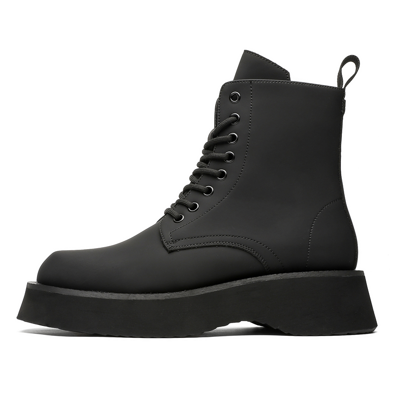 Chi Wolf Мужские ботинки Martin черные с потайной платформой, цвет Black Hidden Wedge
Chi Wolf Мужские ботинки Martin черные с потайной платформой, цвет Black Hidden Wedge