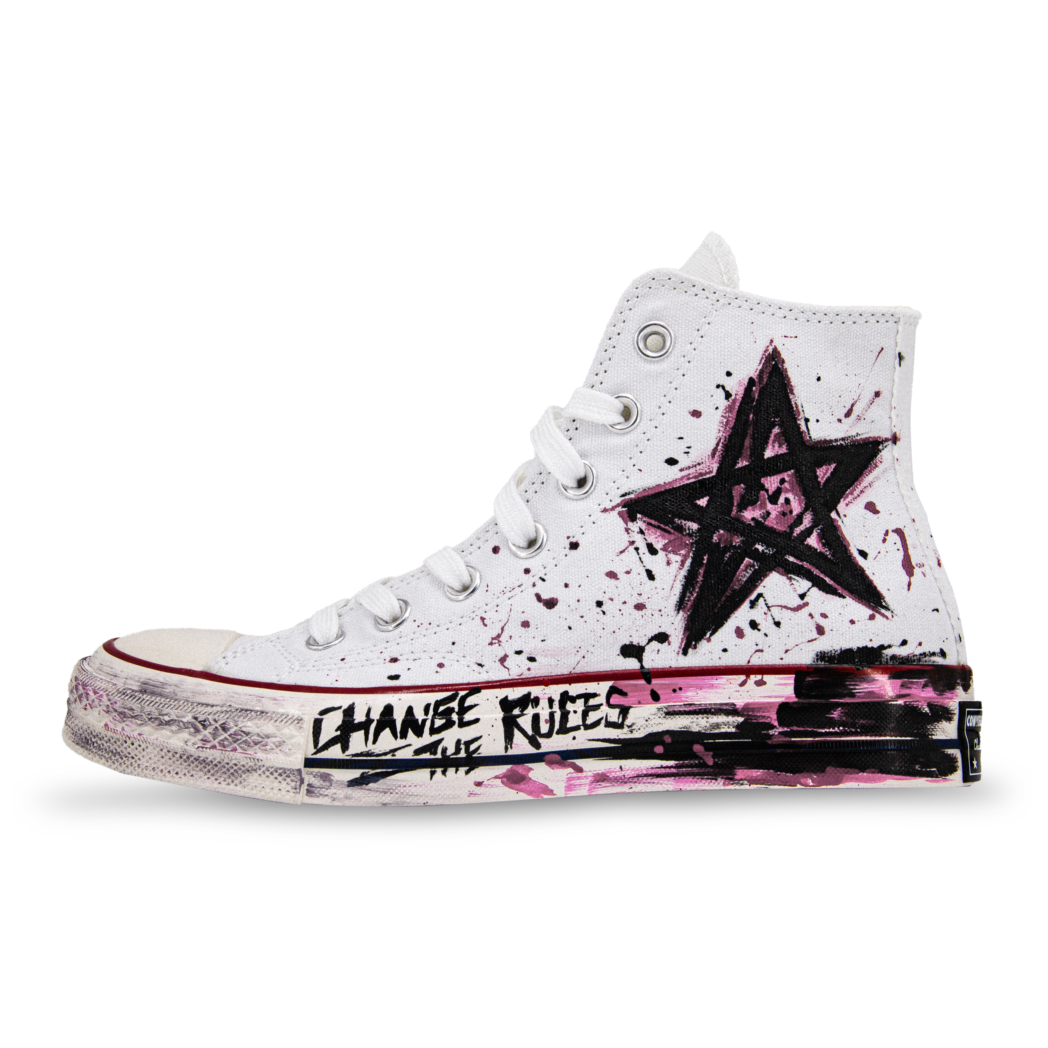 Converse Кроссовки Unisex High top Black/Pink 1970s Canvas
Converse Кроссовки Unisex High top Black/Pink 1970s Canvas