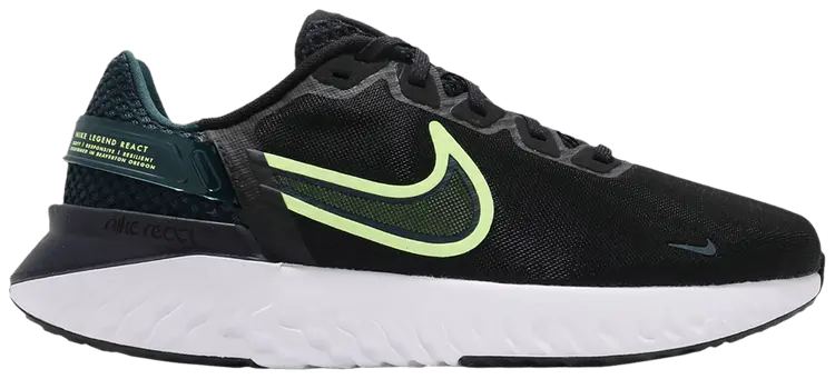Кроссовки Nike Legend React 3 'Lime Glow', черный
Кроссовки Nike Legend React 3 'Lime Glow', черный