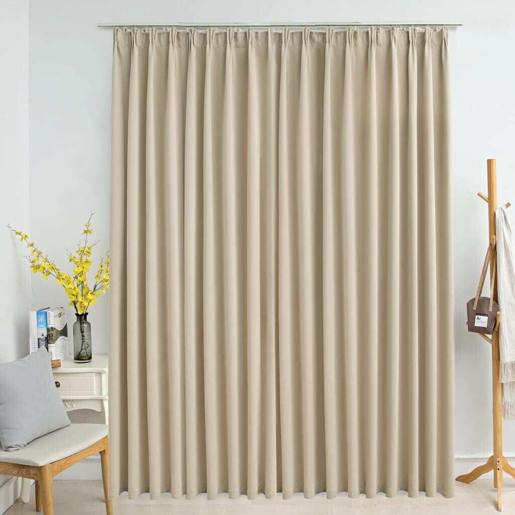 Штора блэкаут с крючками лён антрацит 290х245 см DKD HOME DECOR, бежевый
Штора блэкаут с крючками лён антрацит 290х245 см DKD HOME DECOR, бежевый